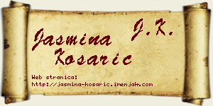 Jasmina Košarić vizit kartica